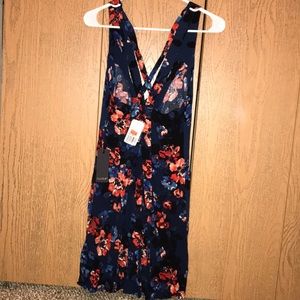 Short floral summer dress